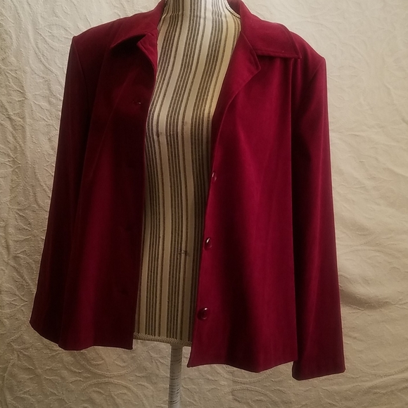 BRIGGS Maroon Lightweight Jacket Size LP - Picture 5 of 6